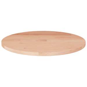 Kulatá stolní deska Ø40x1,5 cm masivní dub bez povrchové úpravy - obrázek 1