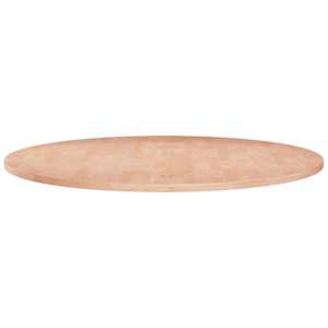vidaXL &uuml;mmargune lauaplaat, &Oslash;60 x 1,5 cm, t&ouml;&ouml;tlemata tammepuit