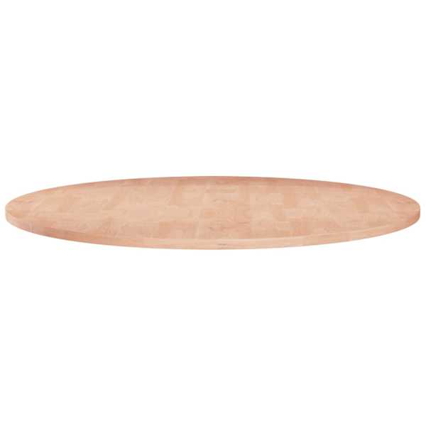 vidaXL &uuml;mmargune lauaplaat, &Oslash;70 x 1,5 cm, t&ouml;&ouml;tlemata tammepuit