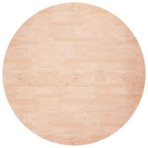 Kulatá stolní deska Ø70x1,5 cm masivní dub bez povrchové úpravy - obrázek 2
