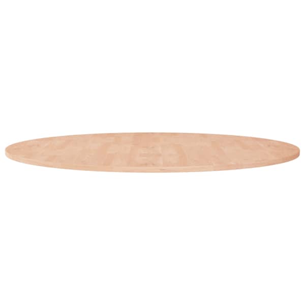 vidaXL &uuml;mmargune lauaplaat, &Oslash;90 x 1,5 cm, t&ouml;&ouml;tlemata tammepuit