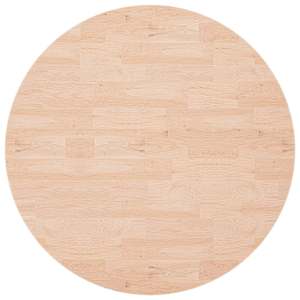 Kulatá stolní deska Ø90x1,5 cm masivní dub bez povrchové úpravy - obrázek 2
