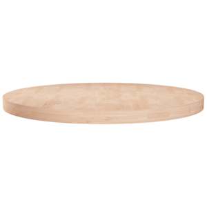 Kulatá stolní deska Ø 70x4 cm masivní dub bez povrchové úpravy - obrázek 1