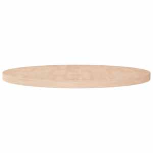 Kulatá stolní deska Ø 90x4 cm masivní dub bez povrchové úpravy - obrázek 1