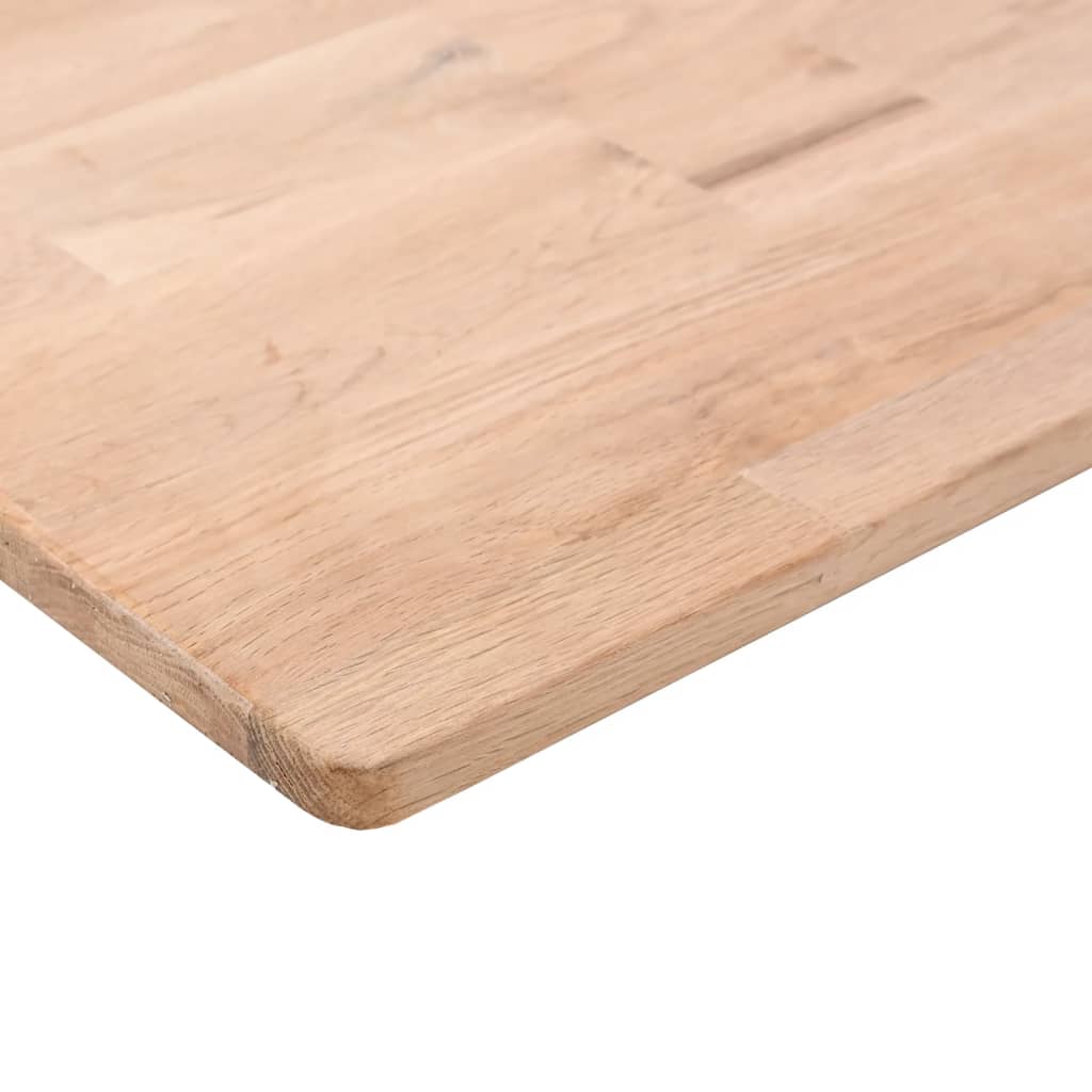 Čtvercová stolní deska 40x40x1,5cm masivní dub bez úprav