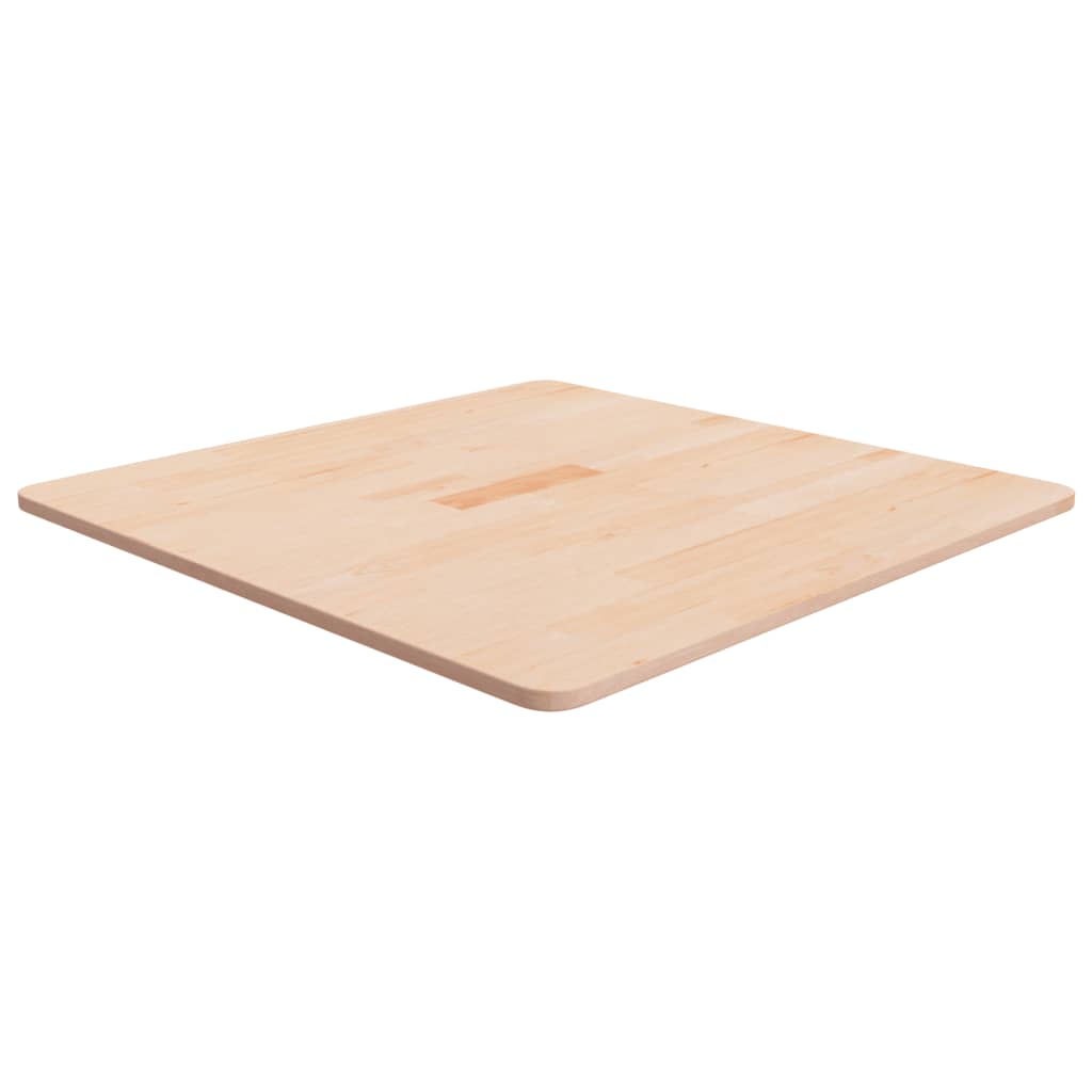 vidaXL Tampo de mesa quadrado 70x70x1,5 cm carvalho maciço não tratado