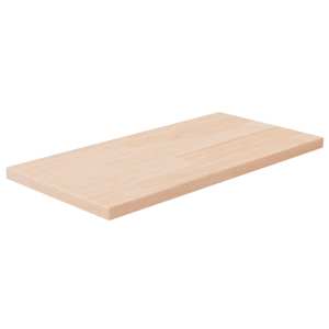 vidaXL riiuliplaat, 40x20x1,5 cm, t&ouml;&ouml;tlemata tammepuit