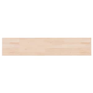 Policová deska 100 x 20 x 1,5 cm masivní dubové dřevo bez úprav - obrázek 2
