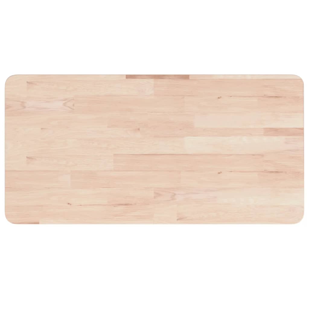 vidaXL Koupelnová deska 80 x 40 x 1,5 cm neošetřené masivní dřevo