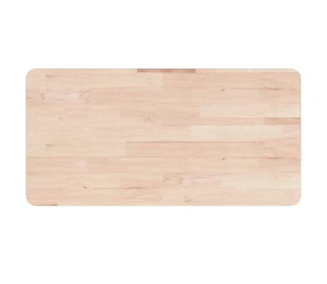 vidaXL Comptoir de salle de bain 80x40x1,5 cm Bois massif non traité