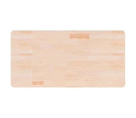 vidaXL Bathroom Countertop 100x50x1.5 cm Untreated Solid Wood