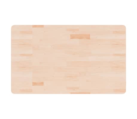 vidaXL Blat de baie, 100x60x1,5 cm, lemn masiv netratat