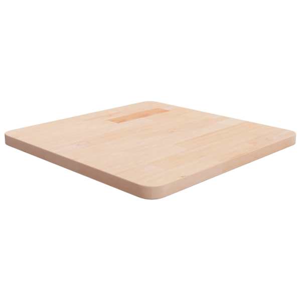 vidaXL ruudukujuline lauaplaat, 50 x 50 x 2,5 cm, t&ouml;&ouml;tlemata tammepuit
