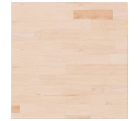 vidaXL Tafelblad vierkant 50x50x2,5 cm onbehandeld massief eikenhout