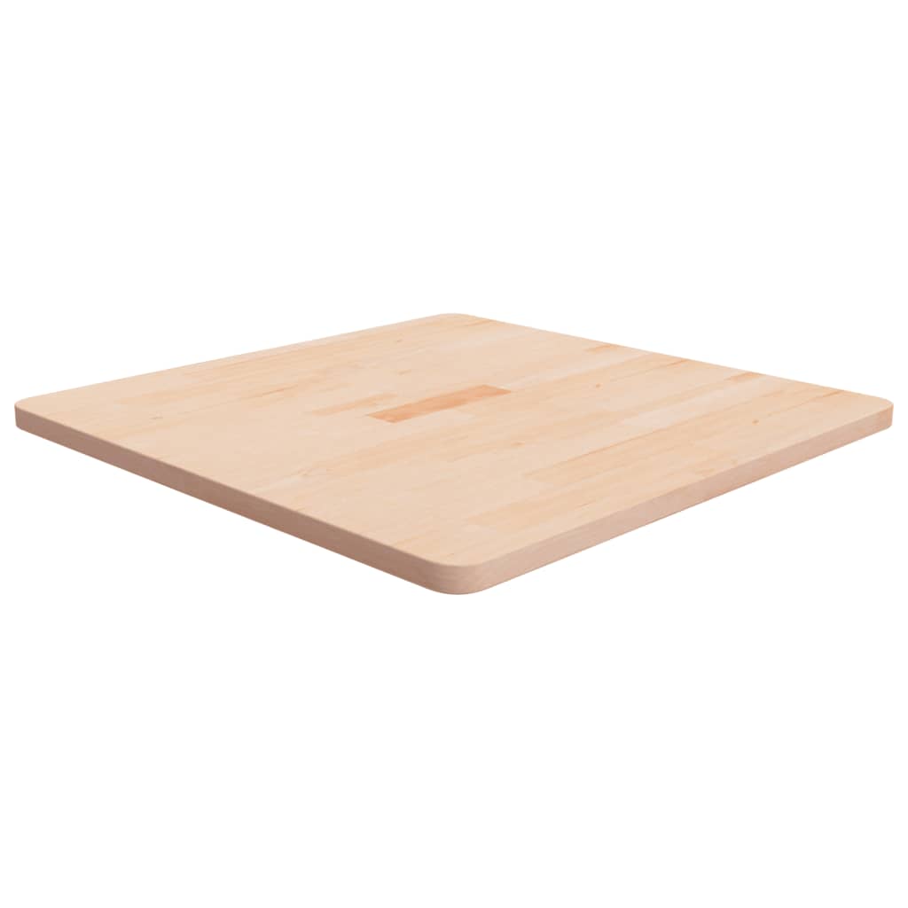 vidaXL Tischplatte Quadratisch 70x70x2,5 cm Eichenholz Unbehandelt