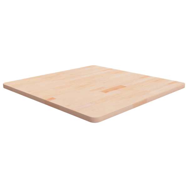 vidaXL ruudukujuline lauaplaat, 80 x 80 x 2,5 cm, t&ouml;&ouml;tlemata tammepuit