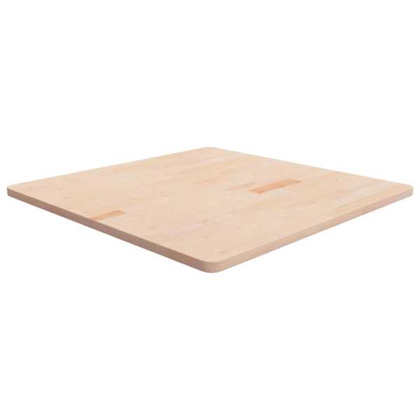 vidaXL ruudukujuline lauaplaat,90 x 90 x 2,5 cm, t&ouml;&ouml;tlemata tammepuit