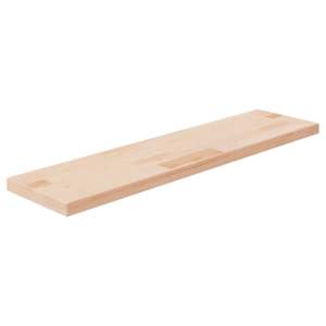 Policová deska 80 x 20 x 2,5 cm masivní dubové dřevo bez úprav - obrázek 1