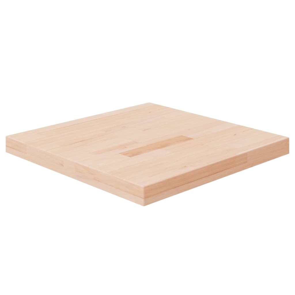 Tischplatte Quadratisch 50x50x4 cm Eichenholz Unbehandelt kaufen