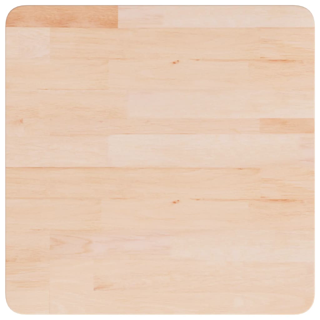 vidaXL Blat de masă pătrat, 50x50x4 cm, lemn masiv stejar netratat