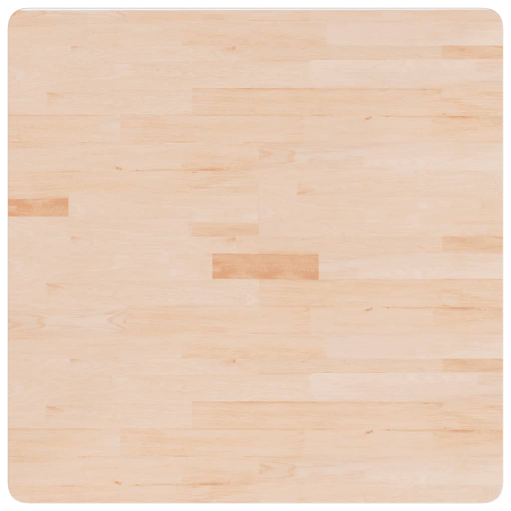 Thumbnail - vidaXL Tischplatte Quadratisch 80x80x4 cm Eichenholz Unbehandelt