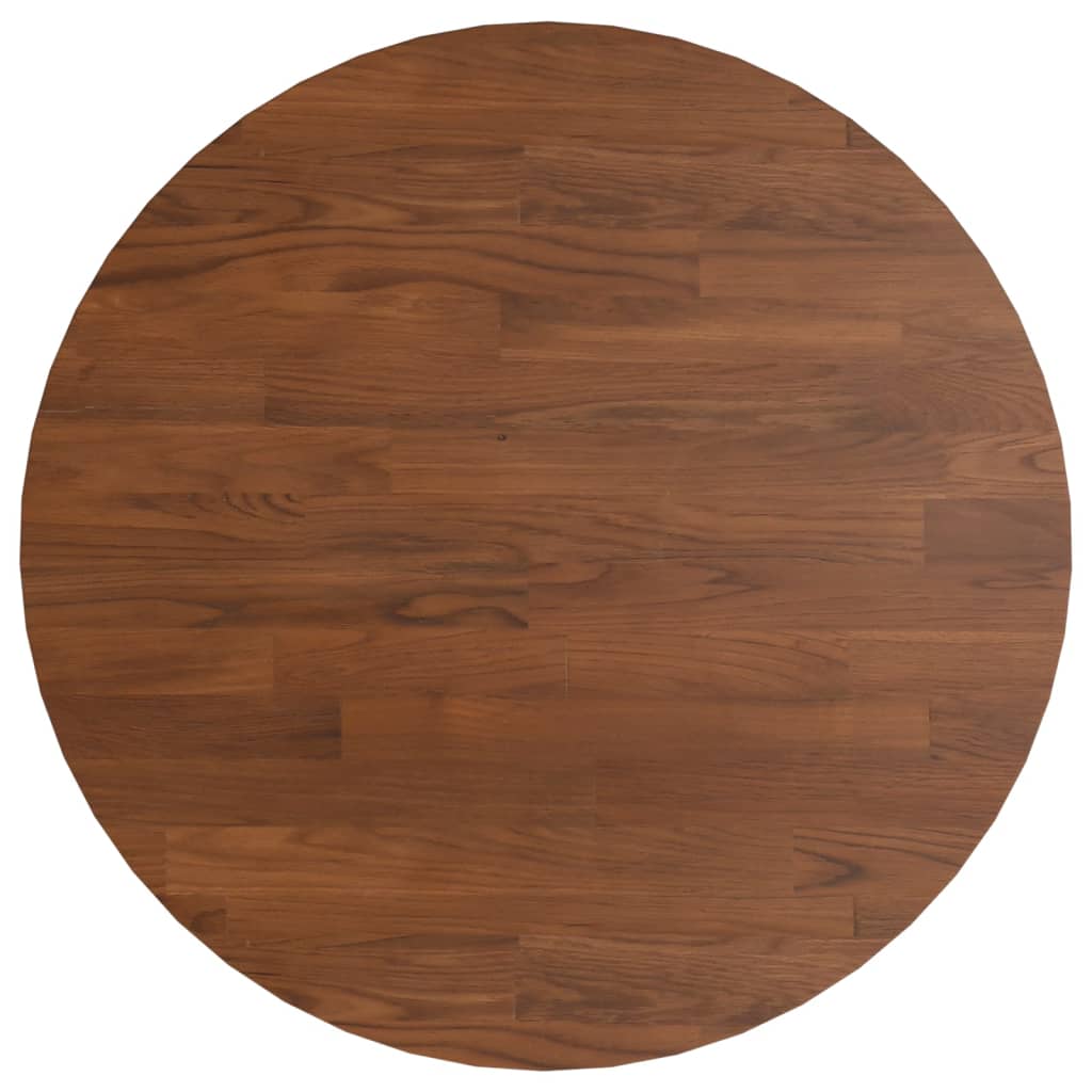 apaļa galda virsma, tumši brūna, Ø40x1,5 cm, ozola masīvkoks | Stepinfit.lv
