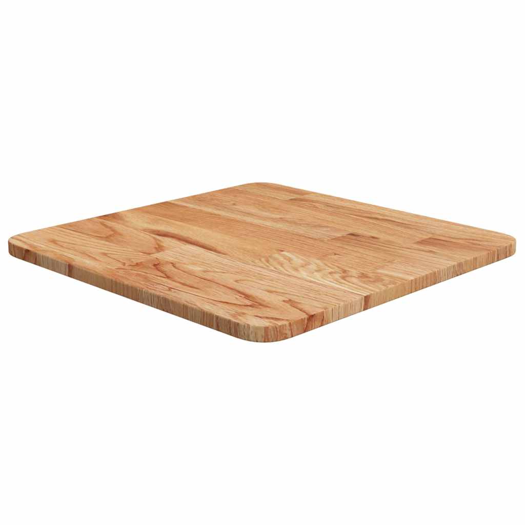 vidaXL Čtvercová stolní deska světle hnědá 40x40x1,5 cm ošetřený dub