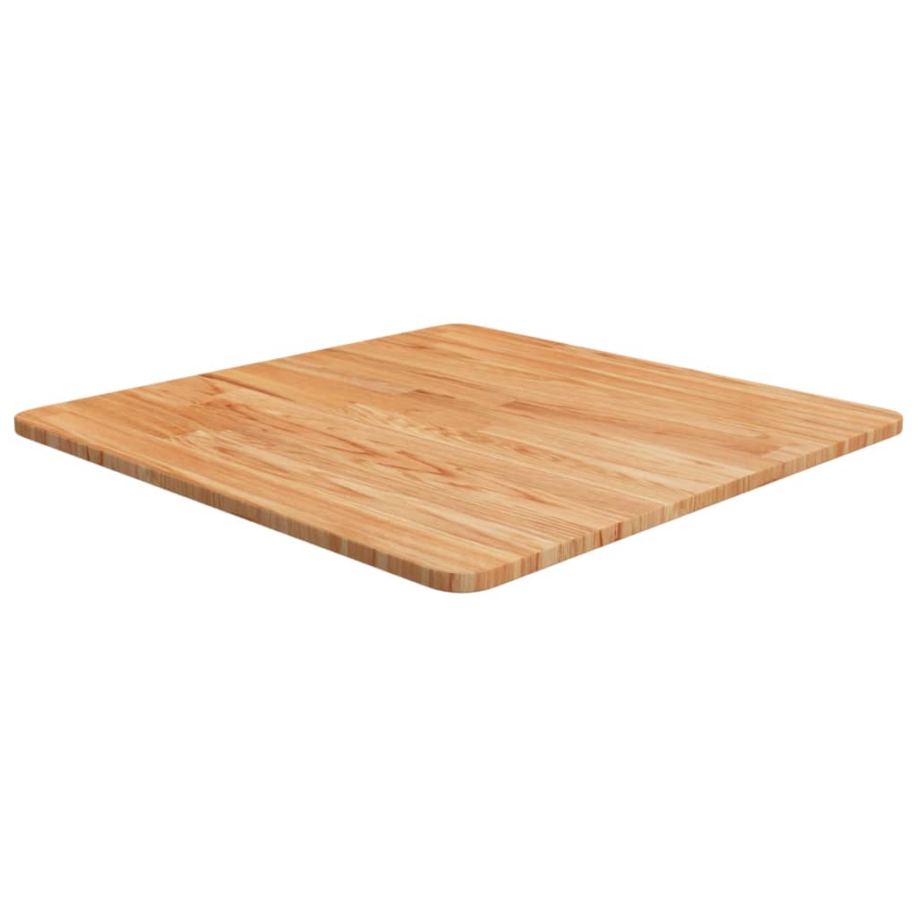 Tischplatte Quadratisch Hellbraun 60x60x1,5cm Behandelte Eiche