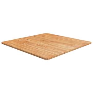 Čtvercová stolní deska světle hnědá 70x70x1,5 cm ošetřený dub - obrázek 1
