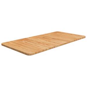 Koupelnová deska světle hnědá 80 x 40 x 1,5 cm ošetřený masiv - obrázek 1