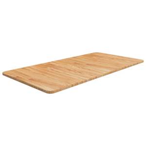 Kopalniški pult svetlo rjav 100x50x1,5 cm obdelana hrastovina