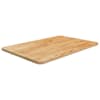 vidaXL vannitoa t&ouml;&ouml;tasapind helepruun 60x40x1,5 cm, t&ouml;&ouml;deldud t&auml;ispuit
