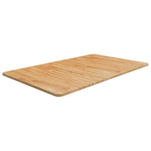 Koupelnová deska světle hnědá 100 x 60 x 1,5 cm ošetřený masiv - obrázek 1
