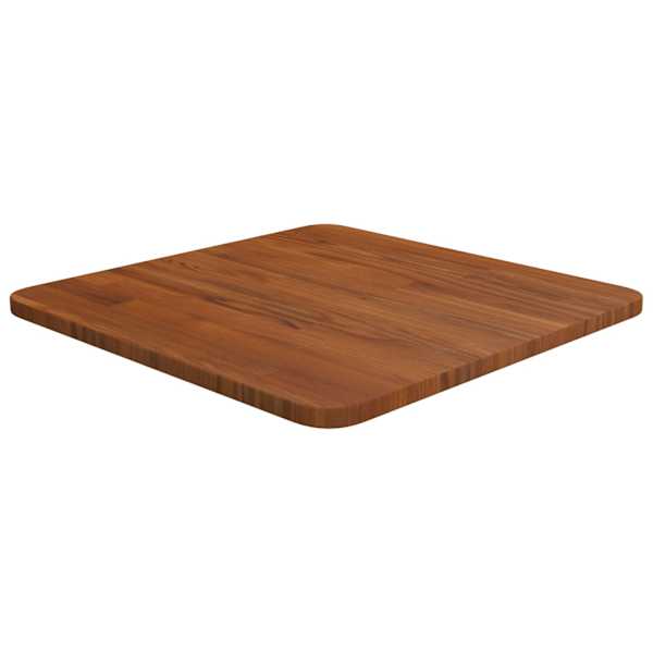vidaXL kandiline lauaplaat, tumepruun, 40x40x1,5 cm, t&ouml;&ouml;deldud tamm