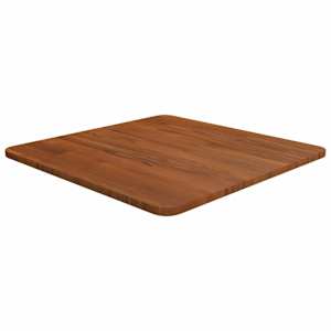 Čtvercová stolní deska tmavě hnědá 50x50x1,5 cm ošetřený dub - obrázek 1