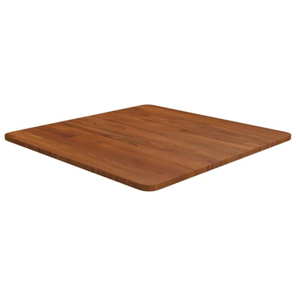 vidaXL kandiline lauaplaat, tumepruun, 60x60x1,5 cm, t&ouml;&ouml;deldud tamm