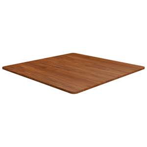 Čtvercová stolní deska tmavě hnědá 80x80x1,5 cm ošetřený dub - obrázek 1