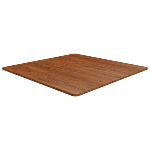 vidaXL kandiline lauaplaat, tumepruun, 90x90x1,5 cm, t&ouml;&ouml;deldud tamm