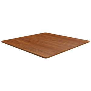 Čtvercová stolní deska tmavě hnědá 90x90x1,5 cm ošetřený dub - obrázek 1