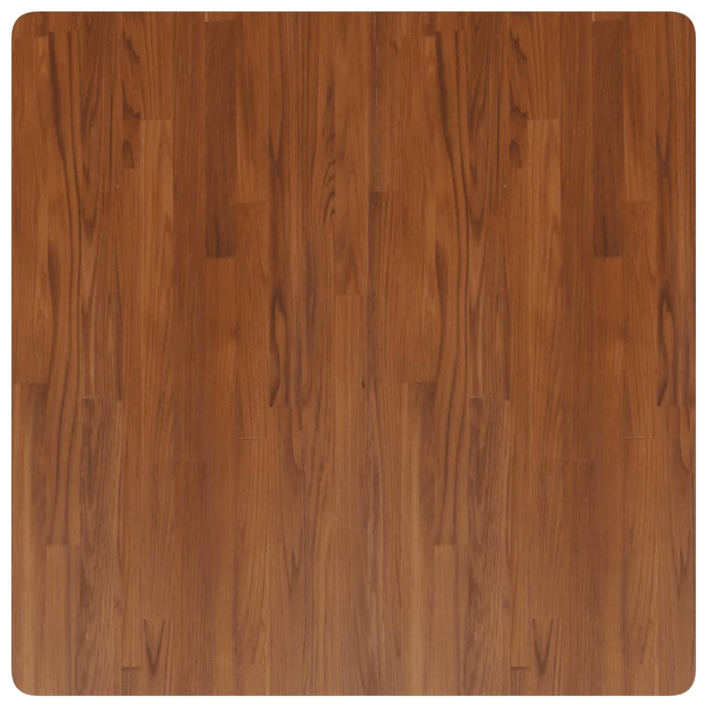 vidaXL Square Table Top Dark Brown 90x90x1.5cm Treated Solid Wood Oak