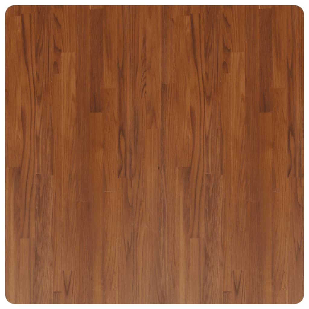 vidaXL Dessus de table carré Marron foncé90x90x1,5cm Bois chêne traité