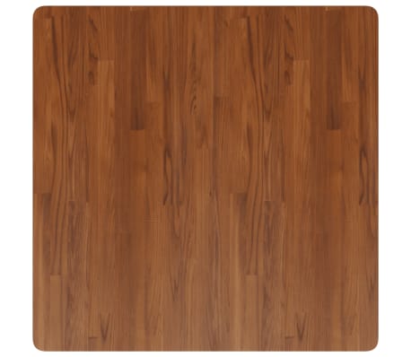 vidaXL Dessus de table carré Marron foncé90x90x1,5cm Bois chêne traité