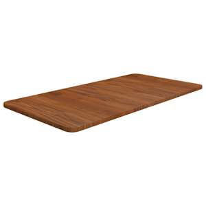 vidaXL vannitoa tasapind, tumepruun, 80x40x1,5 cm, t&ouml;&ouml;deldud t&auml;ispuit
