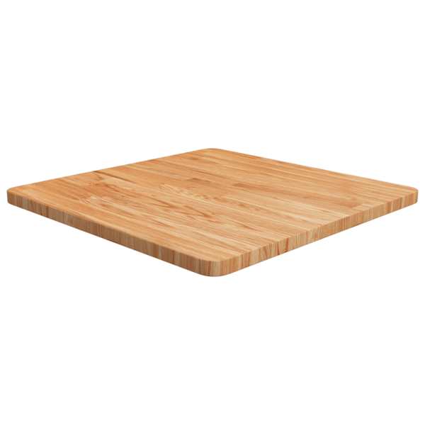 vidaXL kandiline lauaplaat, helepruun, 60x60x2,5 cm, t&ouml;&ouml;deldud tamm