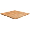 vidaXL kandiline lauaplaat, helepruun, 70x70x2,5 cm, t&ouml;&ouml;deldud tamm