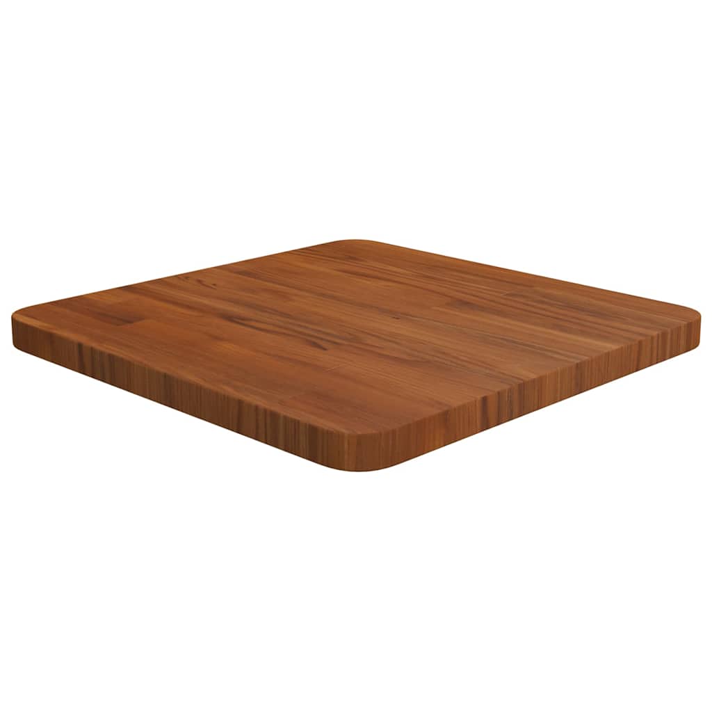 vidaXL Čtvercová stolní deska tmavě hnědá 40x40x2,5 cm ošetřený dub
