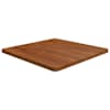 vidaXL kandiline lauaplaat, tumepruun, 60x60x2,5 cm, t&ouml;&ouml;deldud tamm