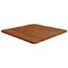 vidaXL kandiline lauaplaat, tumepruun, 70x70x2,5 cm, t&ouml;&ouml;deldud tamm