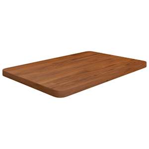 Koupelnová deska tmavě hnědá 60x40x2,5 cm ošetřený masiv - obrázek 1