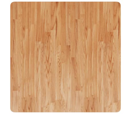 vidaXL Blat masă pătrat maro deschis 80x80x4 cm lemn stejar tratat